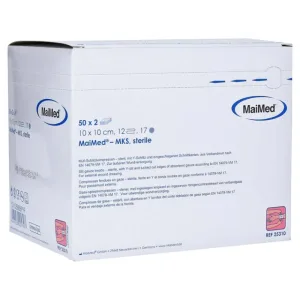 Comprese pentru fante 10x10 cm sterile 12 ori 50X2 buc.