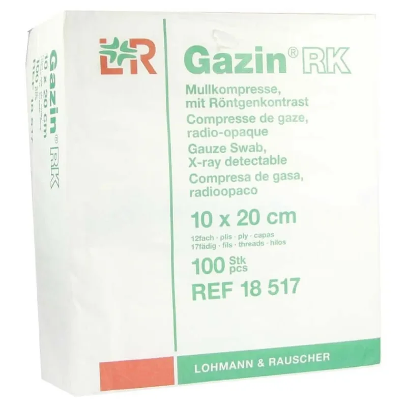 Comprese de tifon Gazin 10x20 cm nesterile 12x 100 buc. — preț și oferte