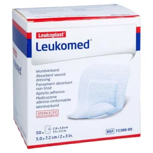 Plasturi sterili Leukomed 5x7.2 cm 50 buc
