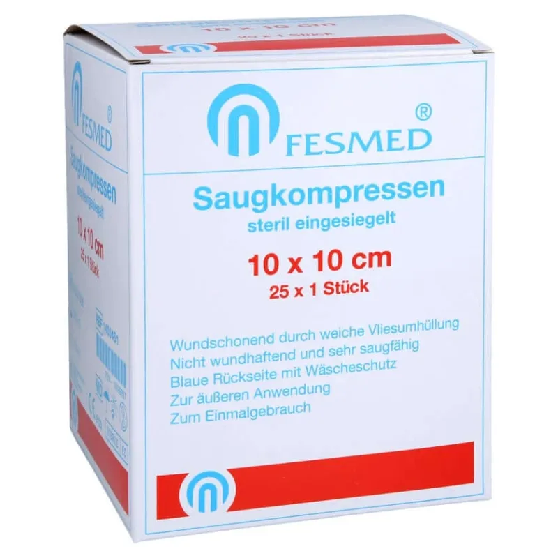 Comprese de aspirație sterile Fesmed 10x10 Cm 25X1 St — preț și oferte