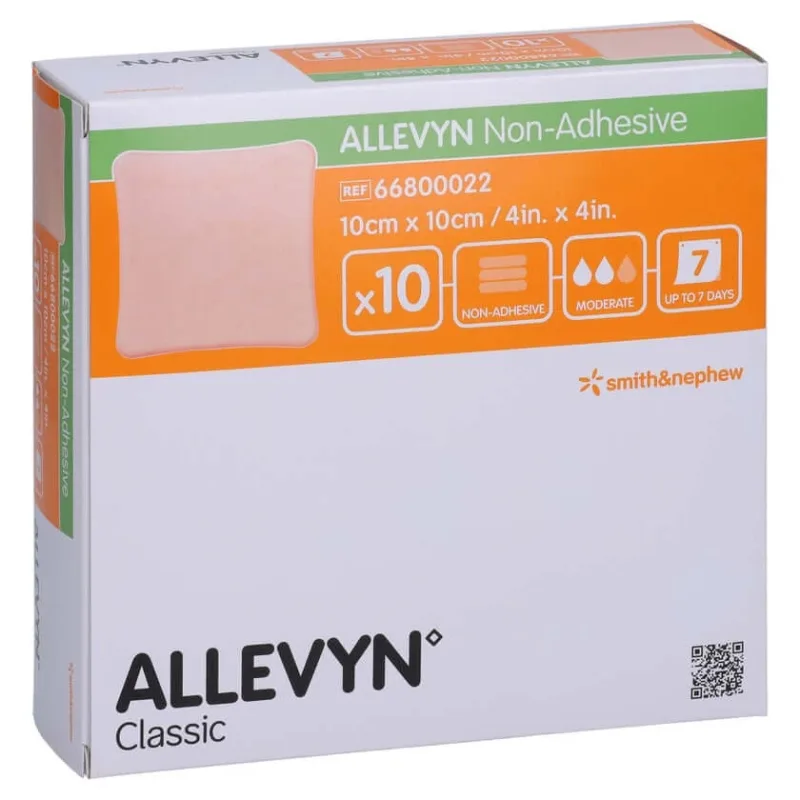 Pansament Allevyn neadeziv 10x10 cm 10 buc. — preț și oferte