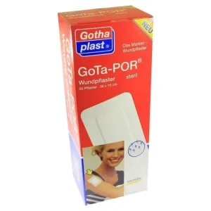 Gota-por Plasturi pentru plăgi sterile 100x300 mm 50 buc.