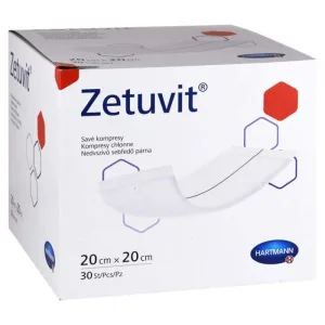Tampoane absorbante Zetuvit nesterile 20x20 cm 30 buc.