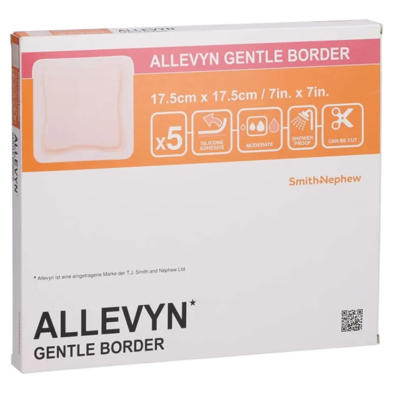 Allevyn Gentle Border 17,5x17,5 cm Arată 5 buc — preț și oferte