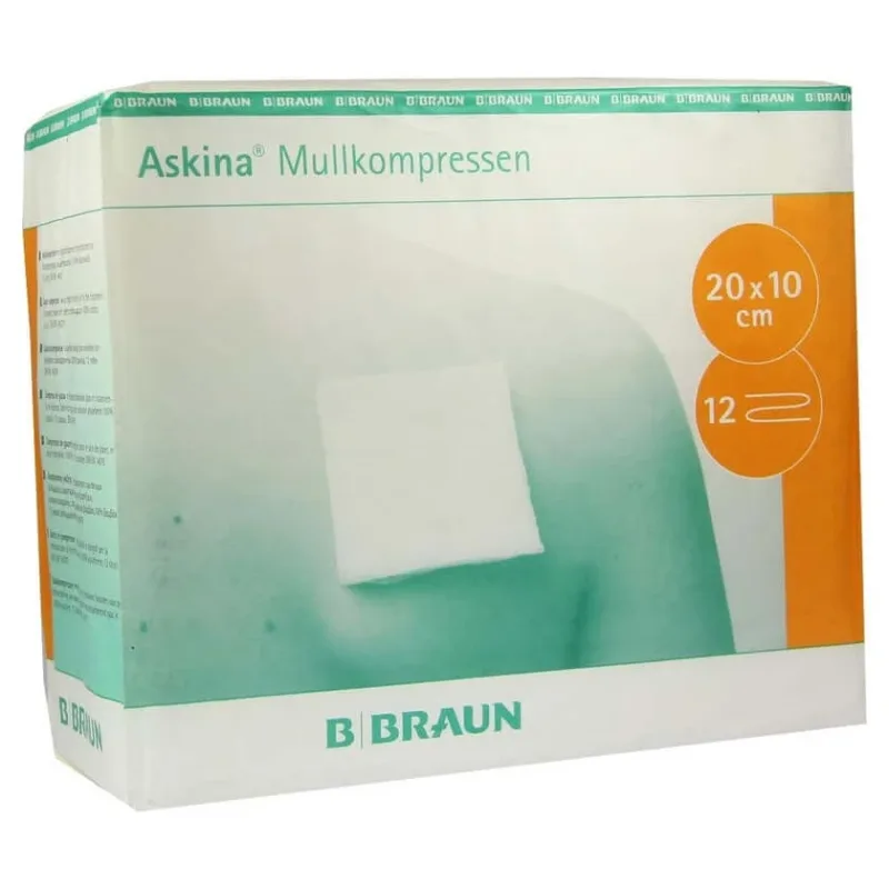 Comprese de tifon Askina 10x20 cm nesterile 100 buc. — preț și oferte