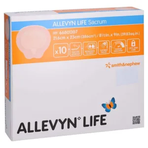 Allevyn Life Sacrum gr.21,6x23cm Silik.s 10 buc.