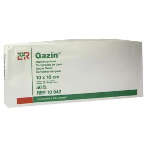 Comprese de tifon Gazin 10x10 cm nesterile 32x 50 buc.