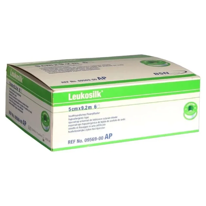 Leukosilk 5 cm x 9,2 m, 6 bucăți — preț și oferte
