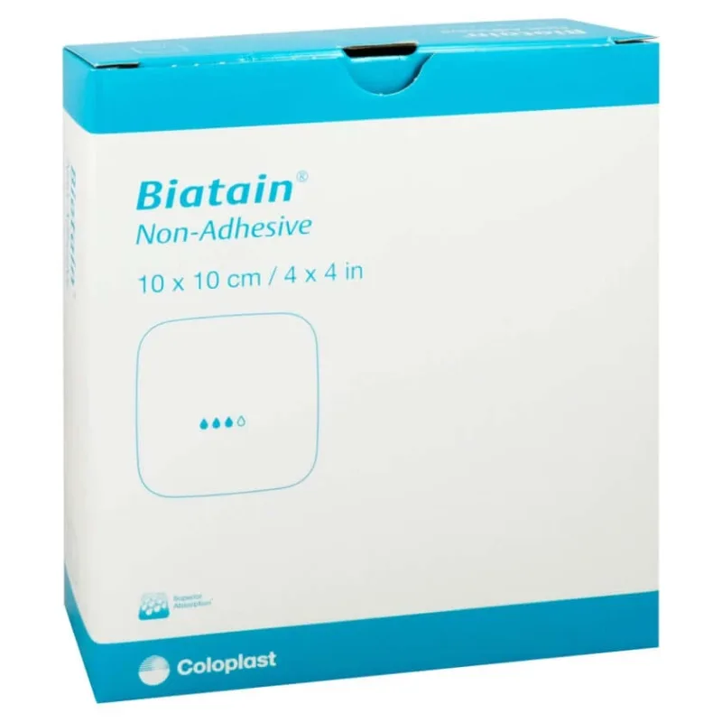Bandaj din spumă Biatain 10x10 cm, neadeziv, 10 buc. — preț și oferte