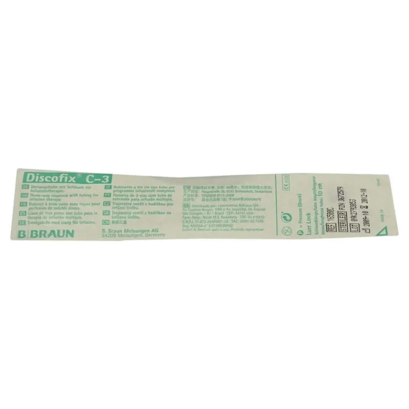Discofix C Robinet cu trei căi, albastru, 10 cm, 1 buc. — preț și oferte