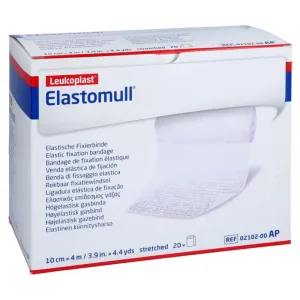 Elastomull 10 cm x 4 m, bandă elastică de fixare 2102, 20 buc.