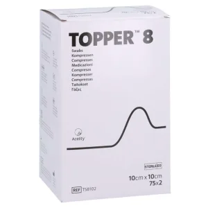 Topper 8 comprimate, 10 x 10 cm, sterile, 75 x 2 buc.
