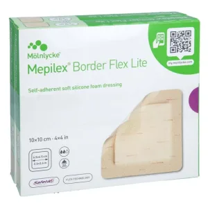 Pansament din spumă Mepilex Border Flex Lite, 1 pachet de 5 bucăți