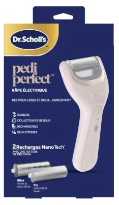 Scholl Pedi Perfect – Râșniță electrică + 2 role de schimb Nano Tech