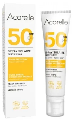Acorelle Spray de protecție solară SPF50 Bio 100 ml — preț și oferte