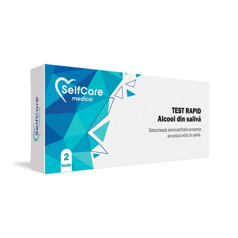 TEST RAPID ALCOOL DIN SALIVA X2 TESTE SELF CARE MEDICAL — preț și oferte