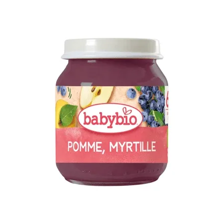 Piure Eco, Mere si Afine, 6 luni+, 130 g, Babybio — preț și oferte