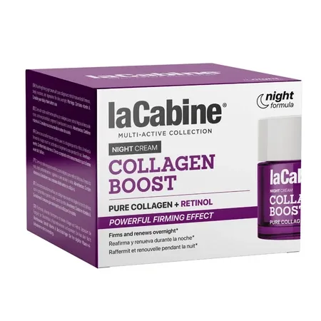 Crema de noapte cu colagen si retinol Collagen Boost, 50 ml, La Cabine — preț și oferte