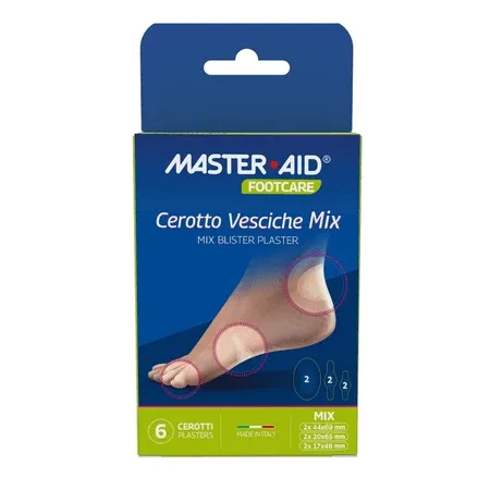Plasturi hidrocoloidali sterili pentru vezicule, Mixt, 6 bucati, Master-Aid — preț și oferte