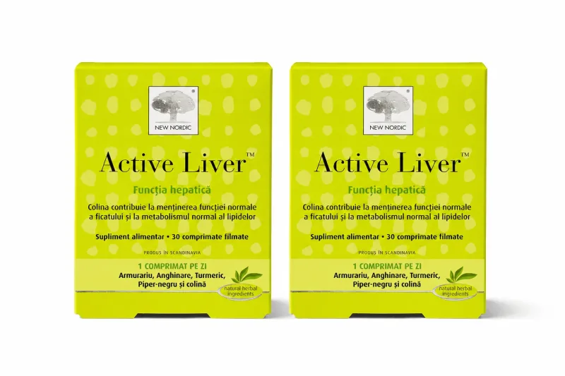 Active Liver 2x30 comprimate, New Nordic — preț și oferte
