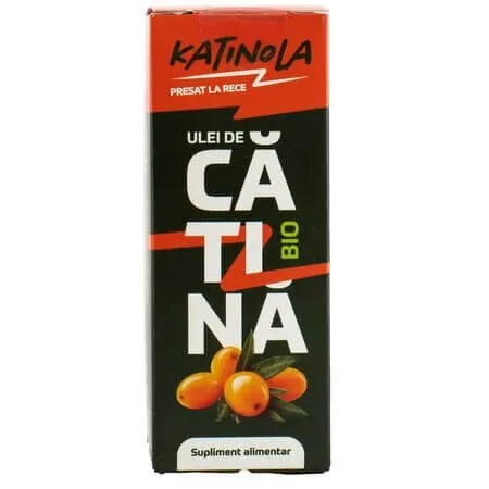 Ulei de catina Bio presat la rece, 15 ml, Katinola — preț și oferte