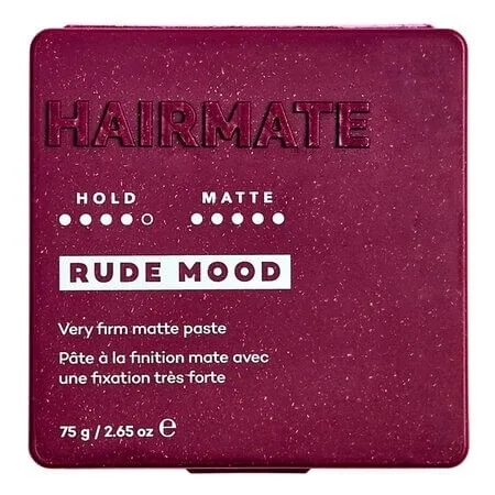 Pasta modelatoare pentru par cu fixare puternica Rude Mood, 75 g, Hairmate — preț și oferte