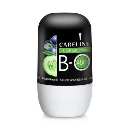 Deodorant antiperspirant roll-on, Cucumber, 75 ml, Careline — preț și oferte