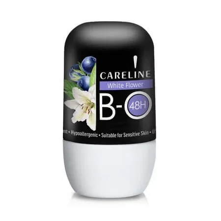 Deodorant antiperspirant roll-on, White Flower, 75 ml, Careline — preț și oferte
