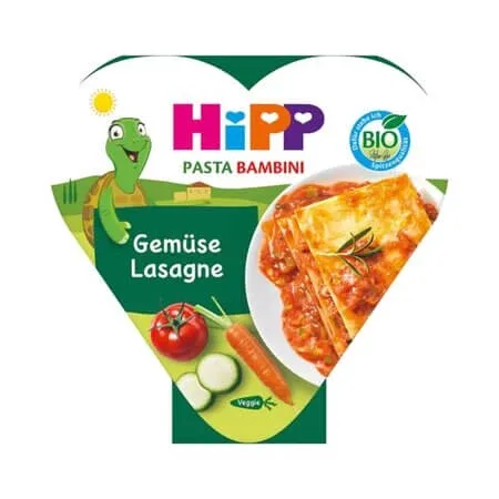 Meniu Bio Lasagna Vegetale, 250 g, Hipp — preț și oferte