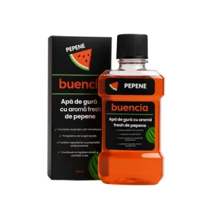 Apa de gura cu aroma de pepene, 250 ml, Buencia
