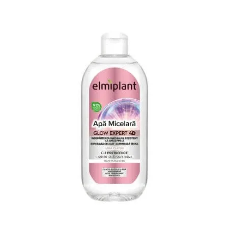Apa micelara iluminatoare cu Prebiotice Glow Expert 4D, 400 ml, Elmiplant — preț și oferte