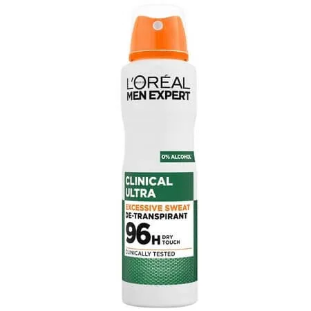 Antiperspirant spray pentru barbati Men Expert, Derma Control, 150 ml, Loreal — preț și oferte