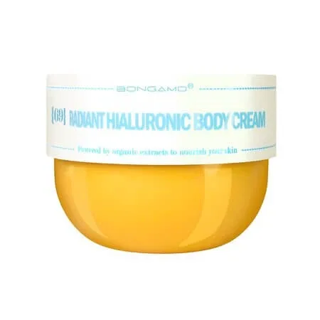 Crema de corp radianta  cu acid hialuronic, 200 ml, Bongamo — preț și oferte