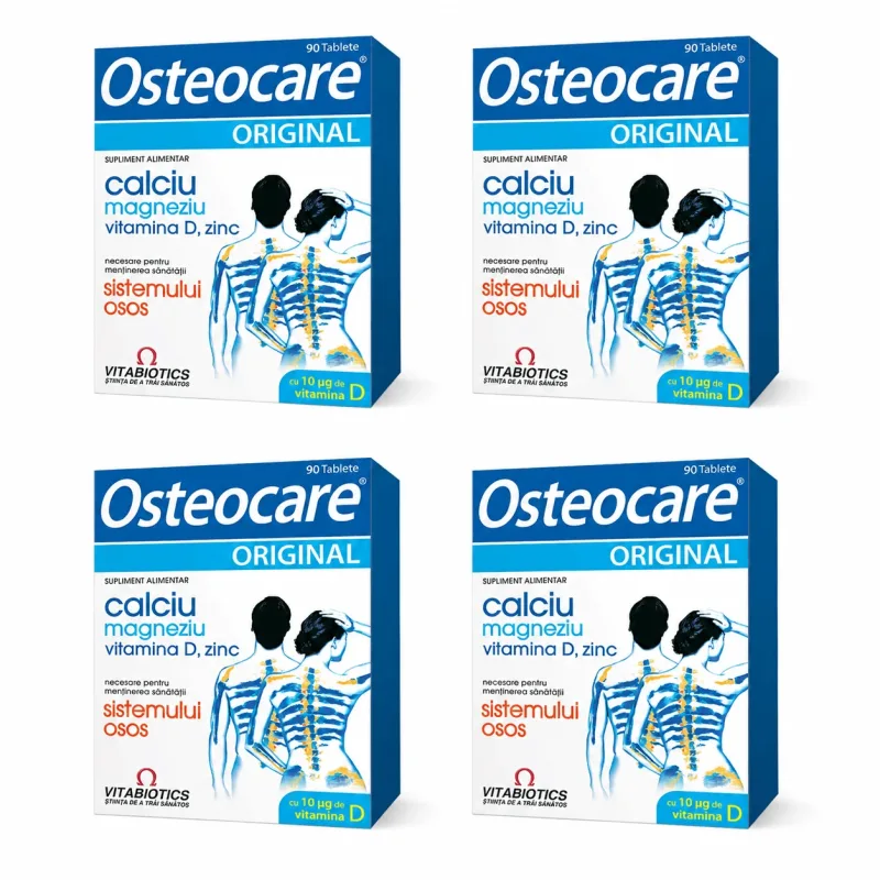 Osteocare Original, 4x90 comprimate, VitaBiotics LTD  — preț și oferte