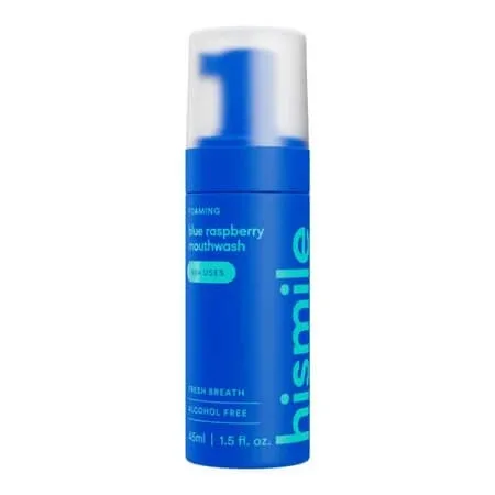 Spuma de gura fara alcool, Blue Raspberry, 45 ml, Hismile — preț și oferte