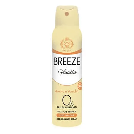 Deodorant spray Vanilie, 150ml, Breeze — preț și oferte