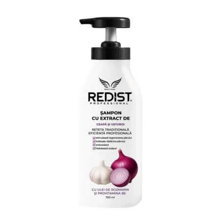 Sampon pentru par cu extract de ceapa, usturoi si rozmarin, 750 ml, Redist — preț și oferte