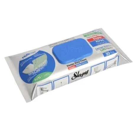 Servetele umede anticalcar  cu spuma activa, 30 bucati, Sleepy — preț și oferte