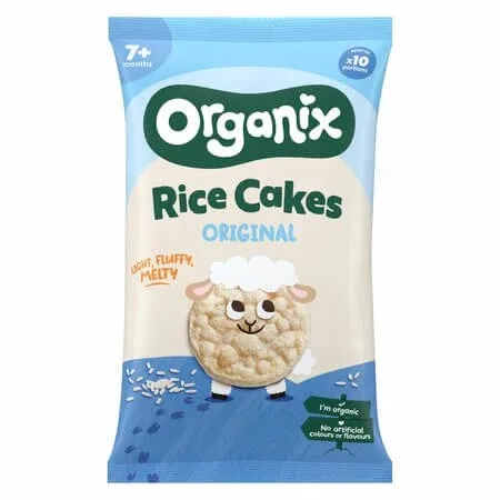 Rondele de orez Bio Clouds, 7 luni+, 40 grame, Organix — preț și oferte
