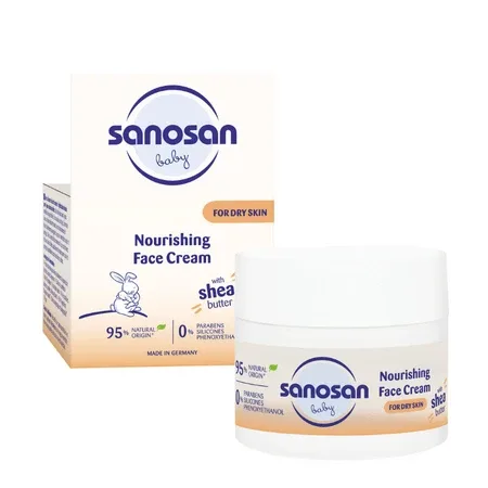 Crema nutritiva de fata, 0 luni+, 50 ml, Sanosan Baby — preț și oferte
