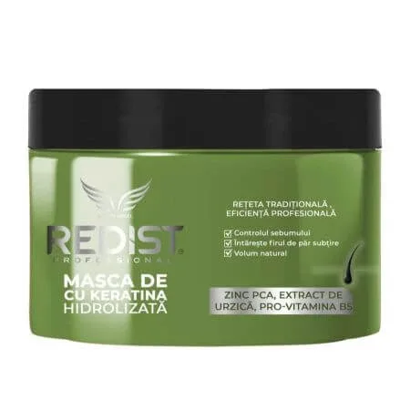 Masca pentru par cu keratina hidrolizata, 475 ml, Redist — preț și oferte