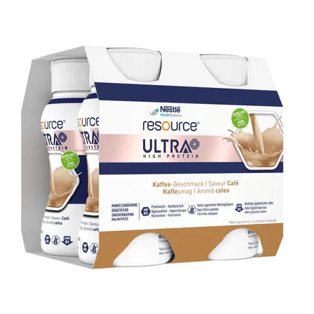 Resource High Protein Ultra+, Cafea, + 14 ani, 4 x 200 ml, Nestle — preț și oferte