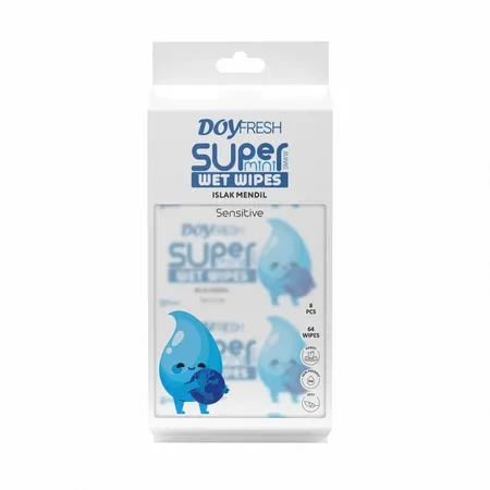 Servetele umede, Super Mini White, 8 pachete x 8 bucati, Doyfresh — preț și oferte