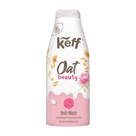 Gel de dus hidratant Oat Beauty, 500 ml, Keff — preț și oferte