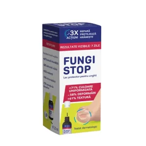 Lac protector pentru unghii FungiStop, 10 ml, Fiterman Pharma