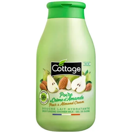 Gel de dus si lapte de baie, Pere si Migdale, 250 ml, Cottage — preț și oferte
