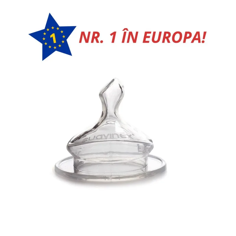 TETINA SILICON ORTODONTICA FLUX RAPID +6LUNI 014856 3800148 193718 SUAVINEX — preț și oferte