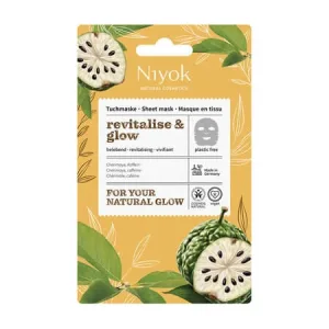Masca de fata tip servetel, Revitalise & Glow, 10 ml, Niyok