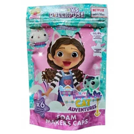 Capsule de spumare pentru baie Gabby's Dollhouse, 6 x 16 g, EDG — preț și oferte