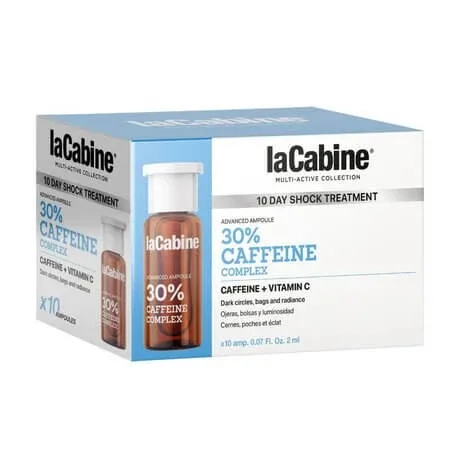 Fiole cu cafeina si vitamina C pentru zona din jurul ochilor, Advanced 30% Caffeine Complex, 10 x 2 ml, La Cabine — preț și oferte